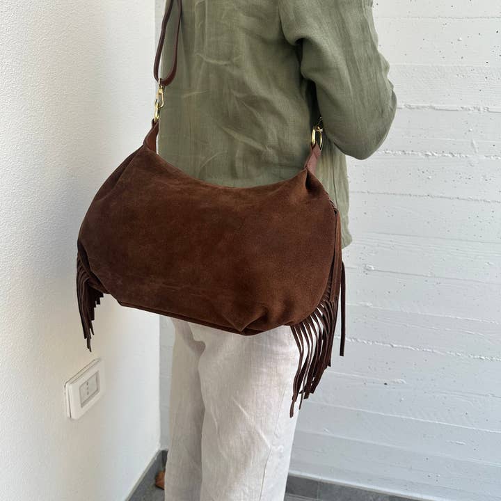 Zhade - Wholesale Shoulder Bag - Women's - ALBA - suede10