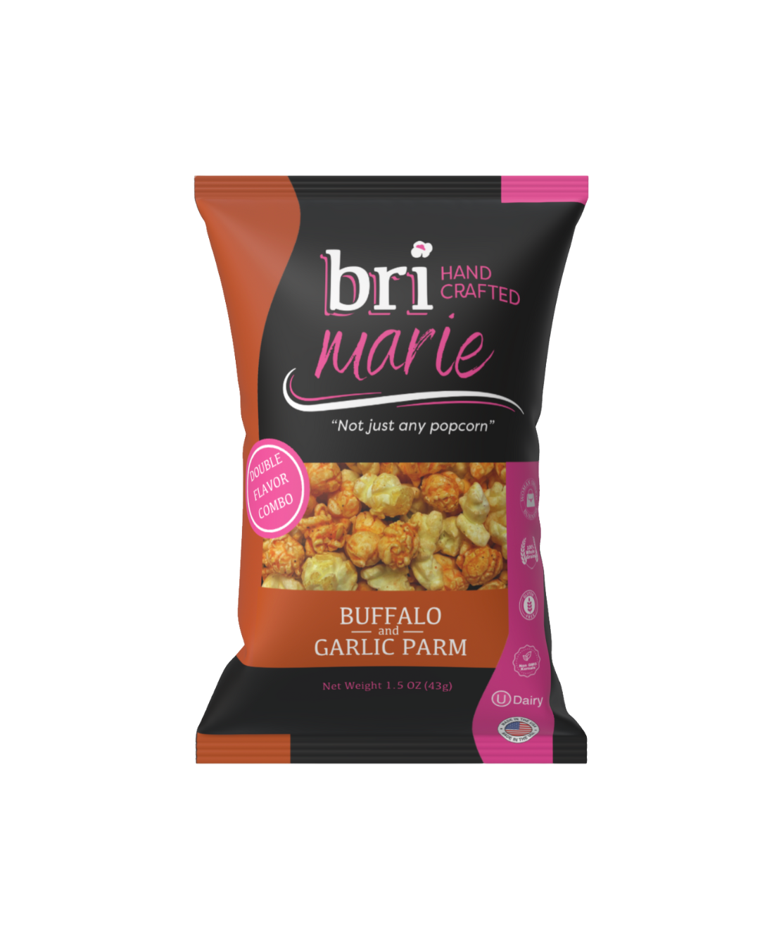 Bri Marie Gourmet Popcorn - Wholesale Popcorn - Buffalo & Garlic Parm4