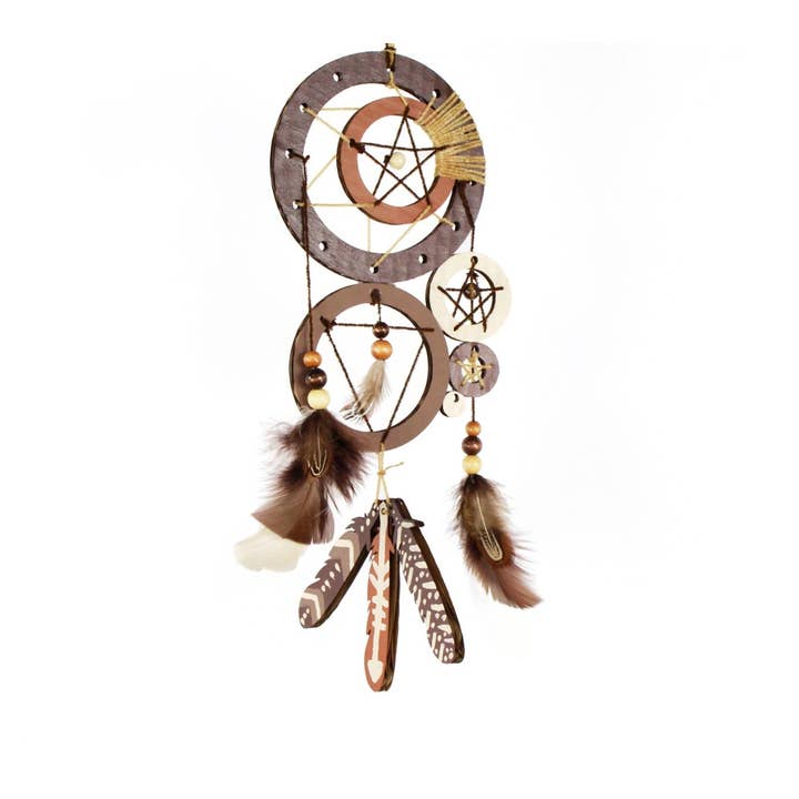 Dream Catcher Kit -- Natural for wholesale by Zucker Feather Products