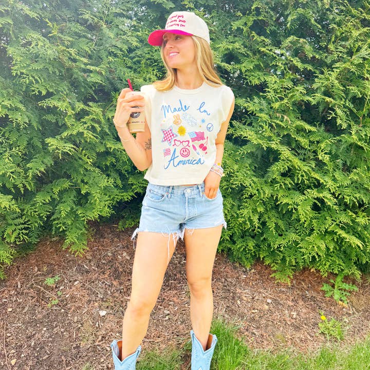 Made in America Tank for wholesale by Poppy & Pine