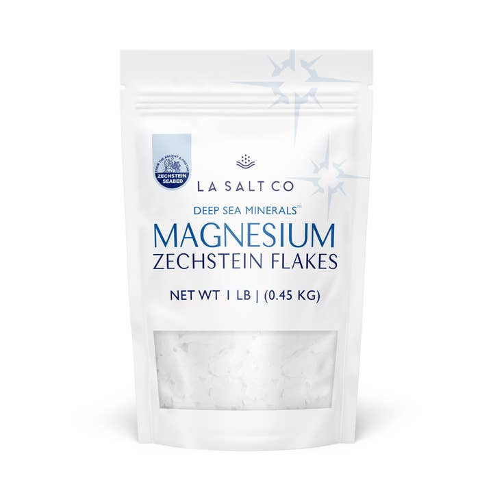 Los Angeles Salt Company – wholesale Bath salts – 1 lb Deep Sea Minerals™ Zechstein Magnesium Chloride Flakes