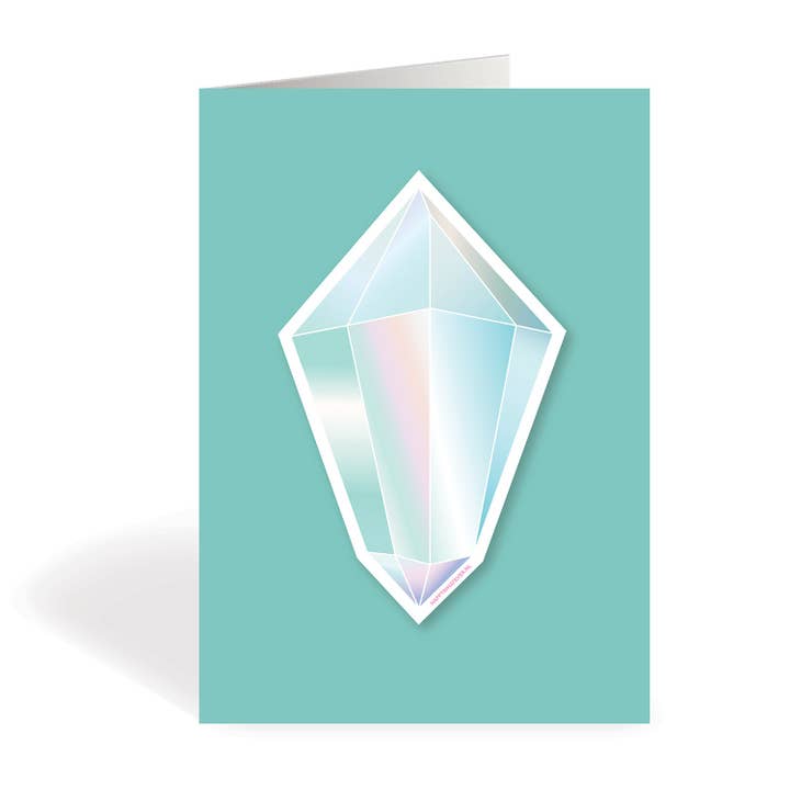 Crystal Rainbowmaker - Window Stickers / Card - Rock Crystal for wholesale by Happy Whatever