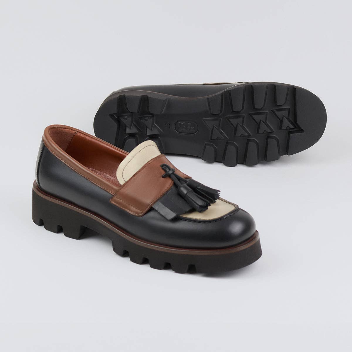 Calpierre - Vente Mocassins – femme - Mocassin femme LOAFER D635 noir3