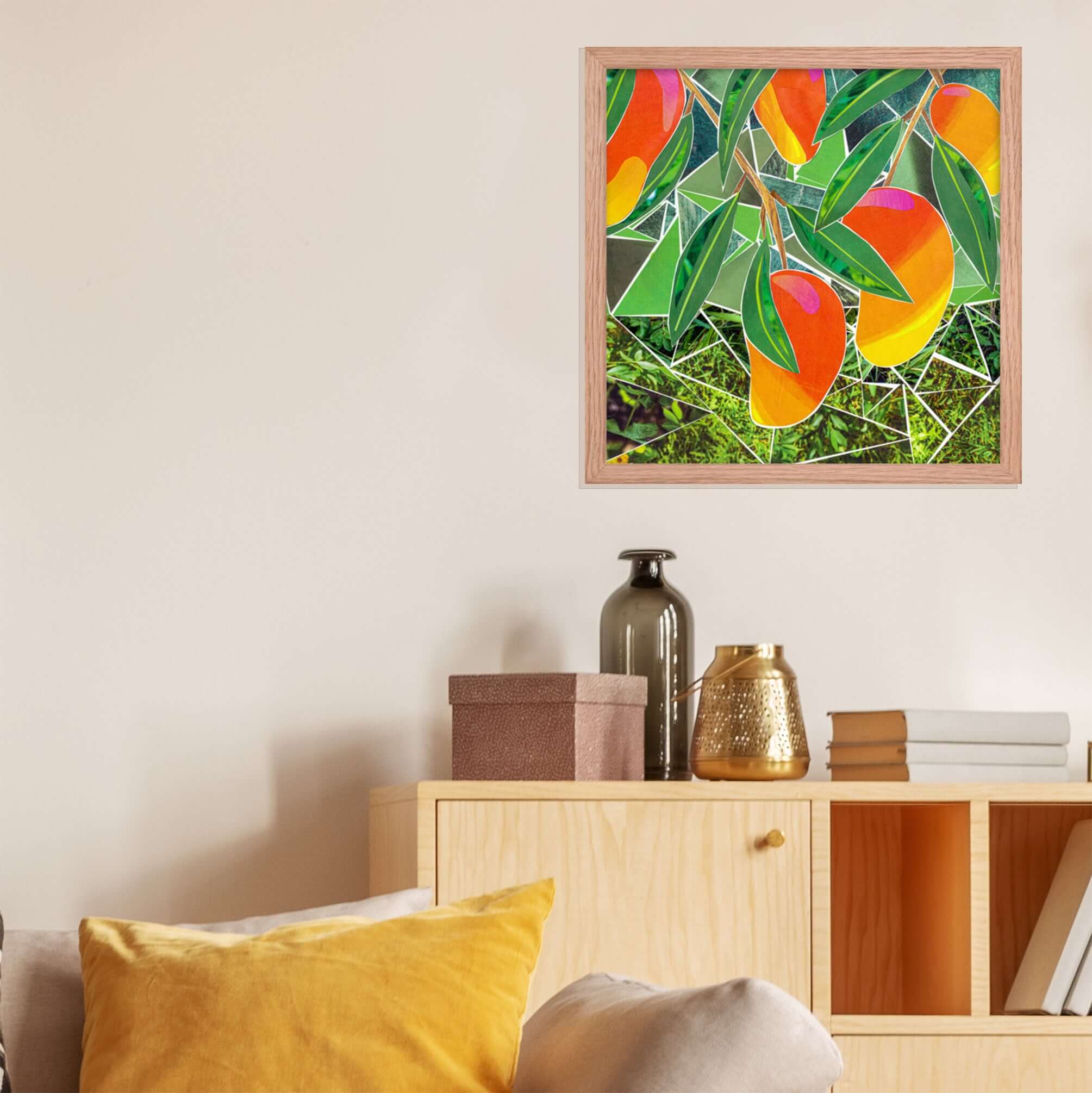 more the merrlier - Wholesale Art Print - Mango Framed Collage Art Print1
