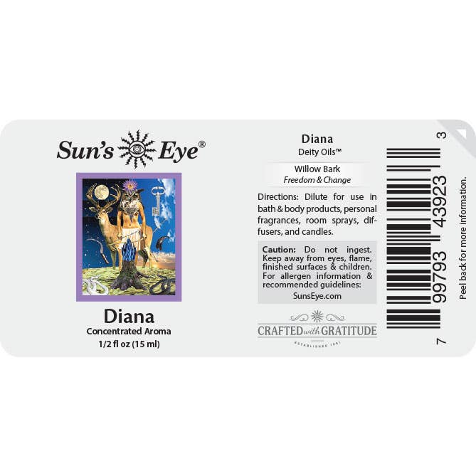 Sun's Eye - Wholesale Fragrance Oil - Diana Fragrance Oil with Willow Bark & Coconut