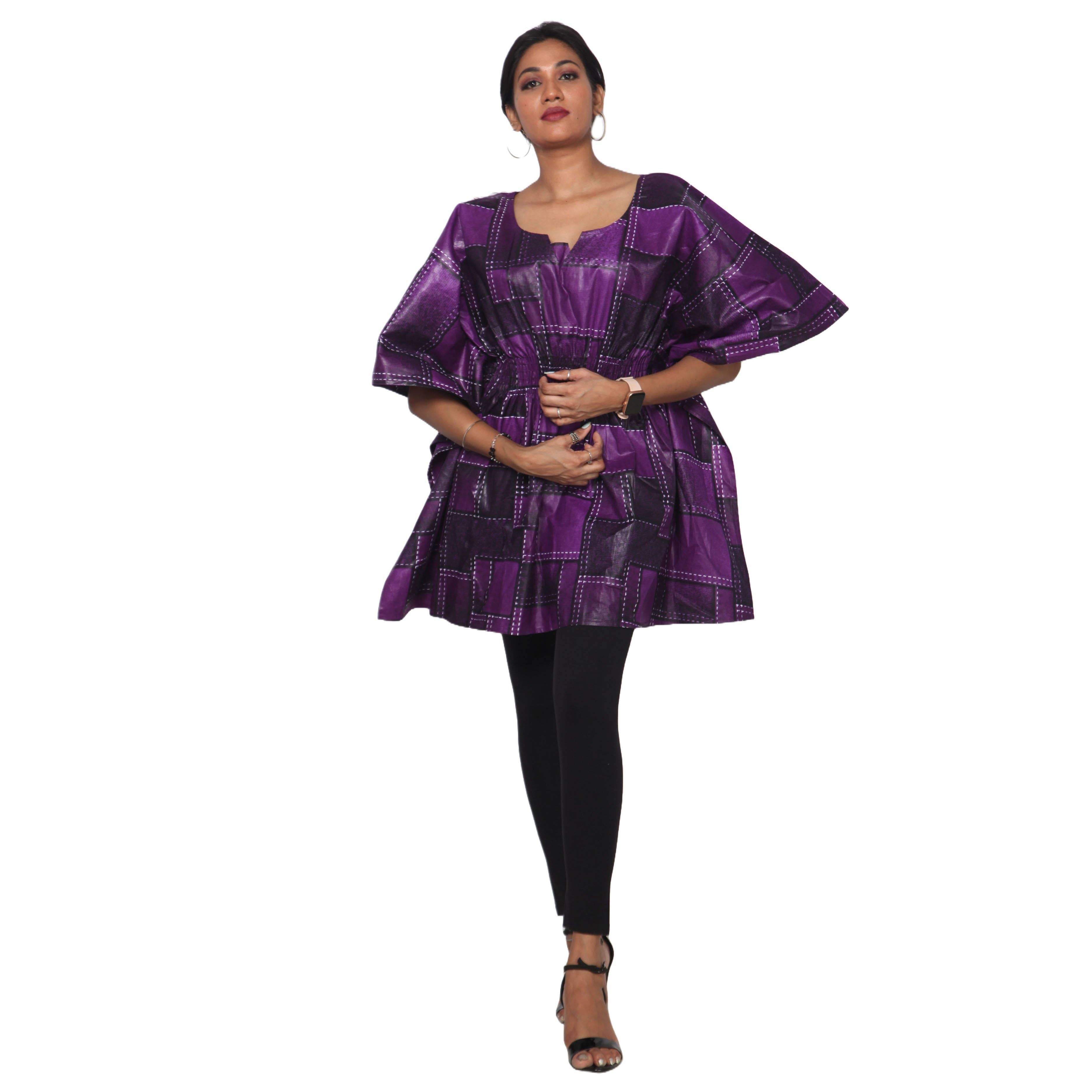 African Stars - Wholesale Kaftan - Women's - Women's Half Kaftan With Elastic Waist -- FI-P1424