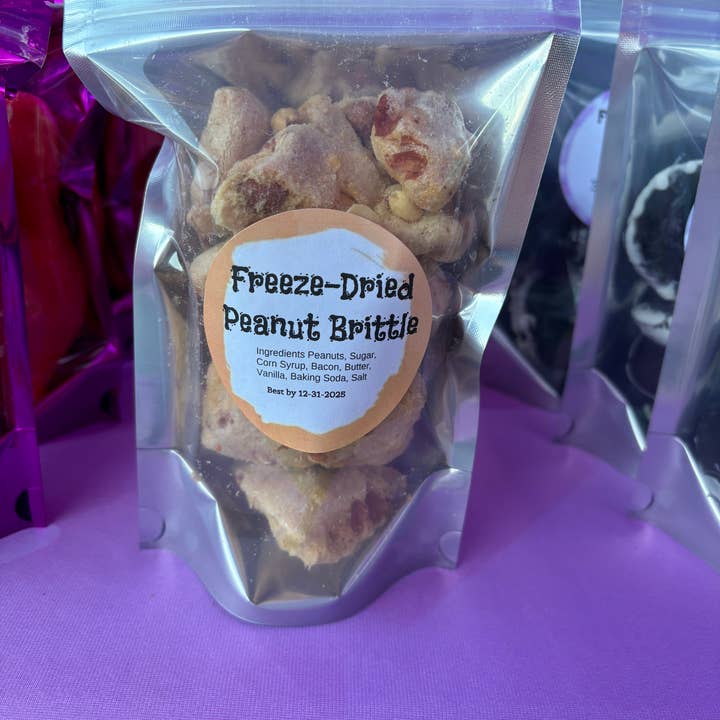 Nougatine aux cacahuètes lyophilisée (diverses saveurs) pour la vente par Rodgers jam berries