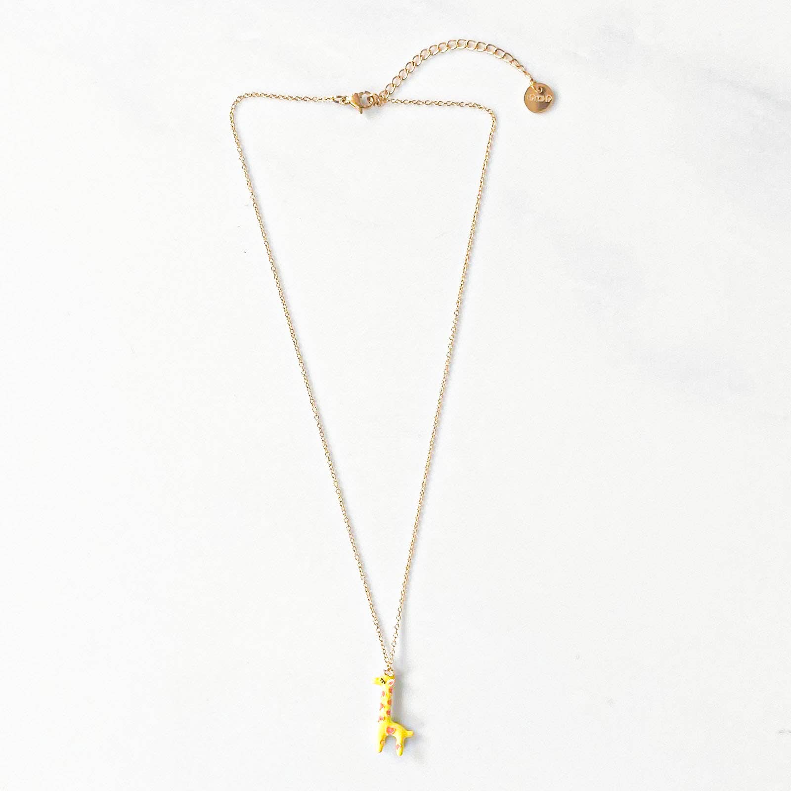 LITCHI - Vendita all'ingrosso Collana con ciondolo/pendaglio - Collana con ciondolo giraffa1