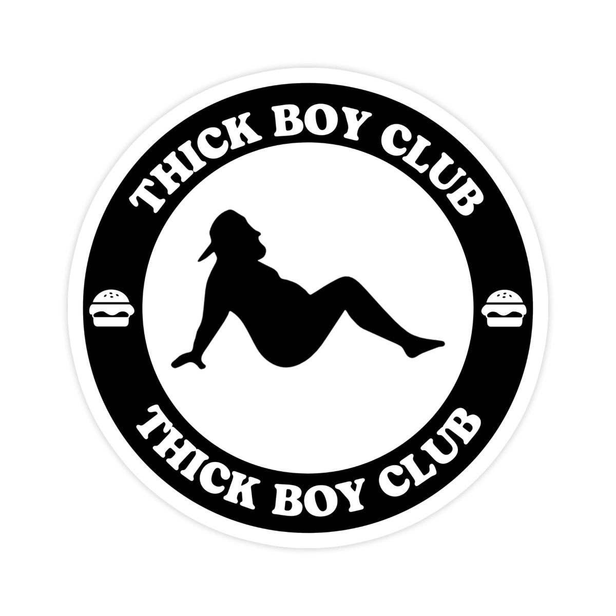 Sticker Bull - Wholesale Sticker - Thick Boy Club Sticker, Waterproof Vinyl Sticker