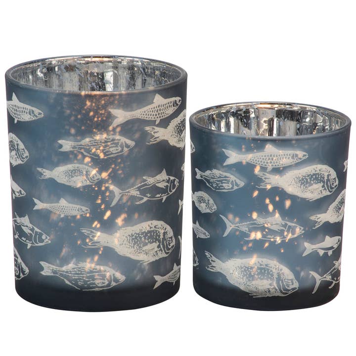 Fish Candle Holder Set for wholesale by Primitives by Kathy