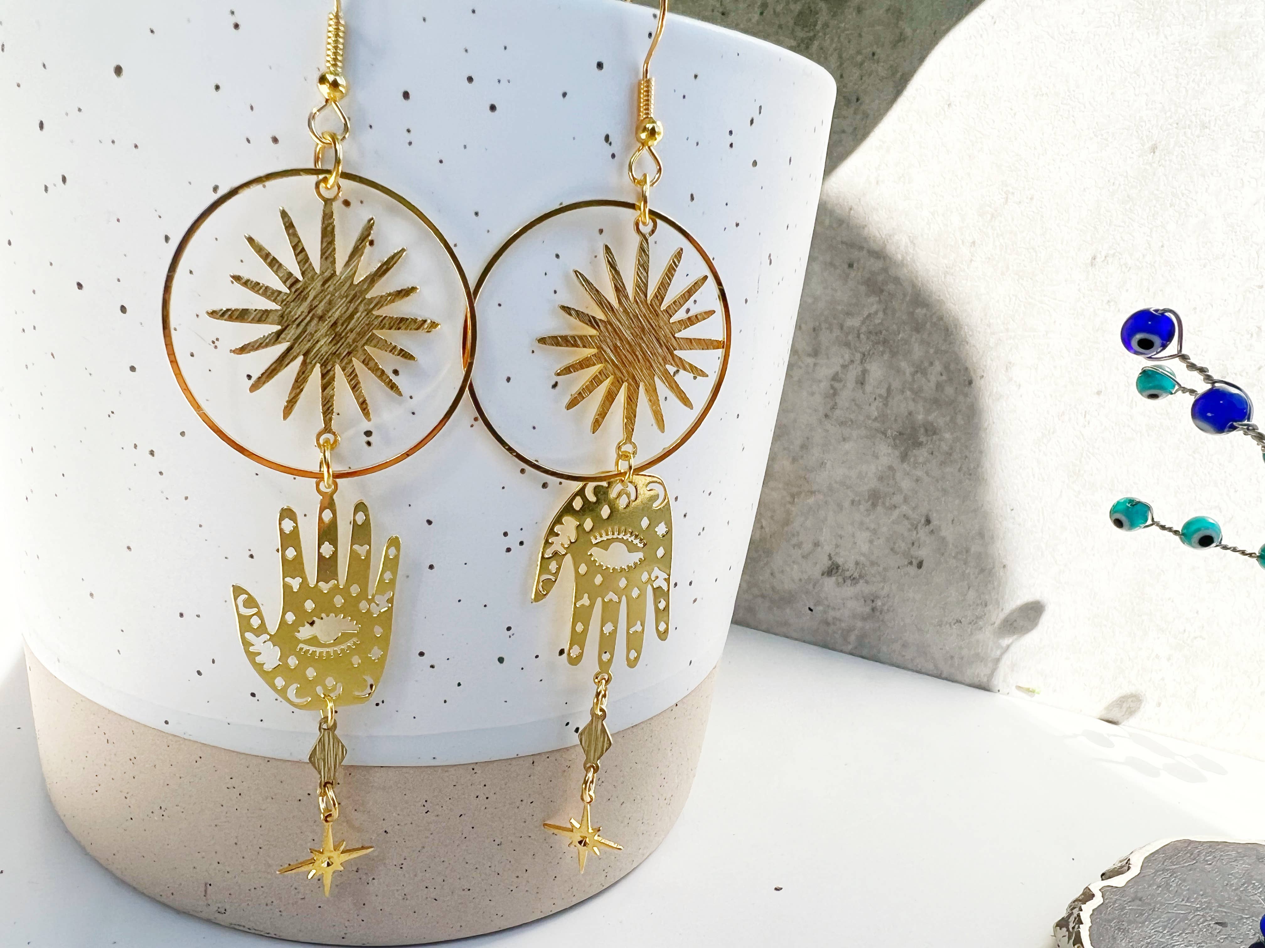 Gypsy Soul - Wholesale Dangle Earrings - Celestial Crystal Earring 1