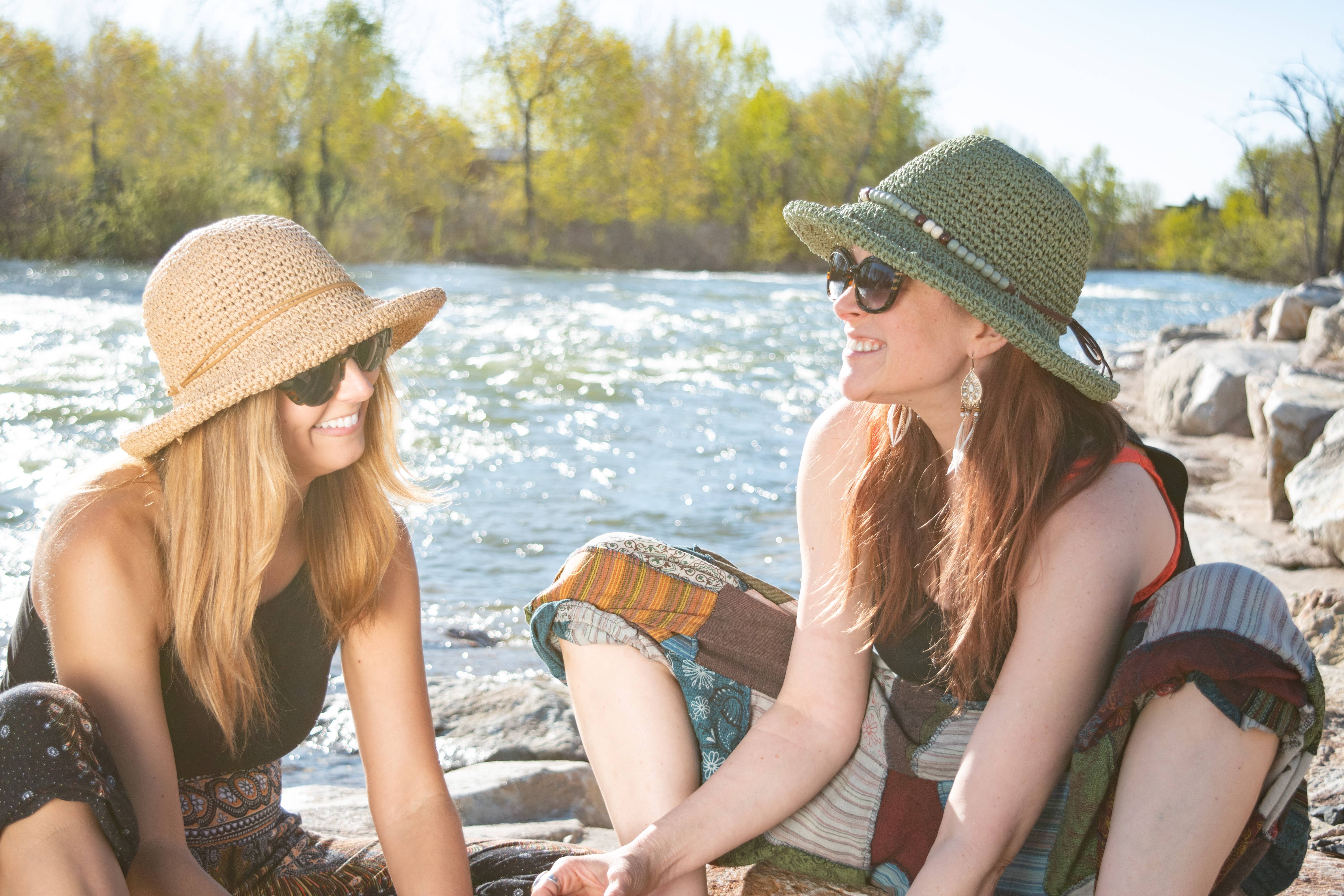 High Desert Gear - Wholesale Straw Hat - Women's - Crochet Festival Summer Boho Hat