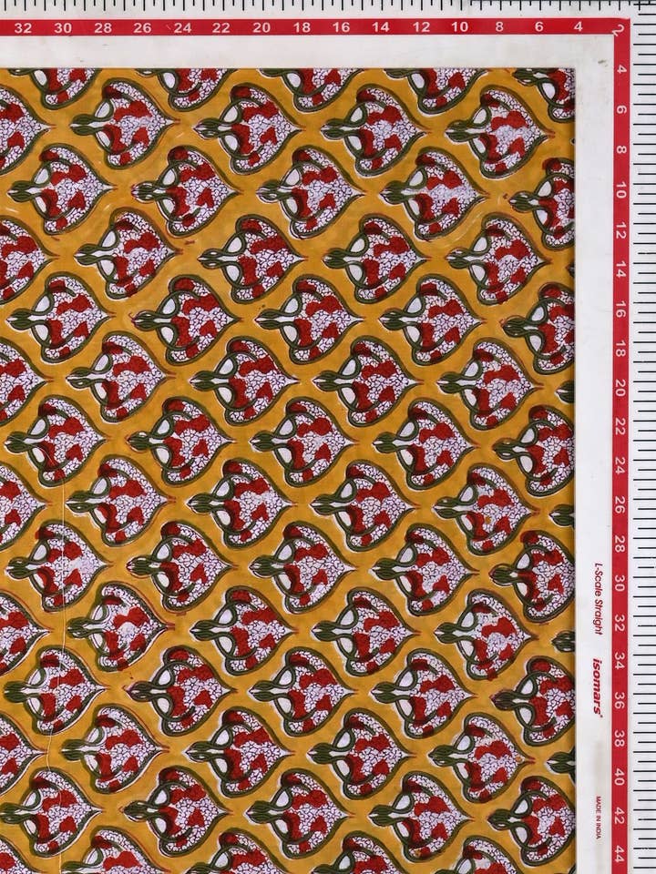Hand Block Printed Fabrics - Handmade Fabric Yardage, fabric by the yard for wholesale by Jai Texart LLP