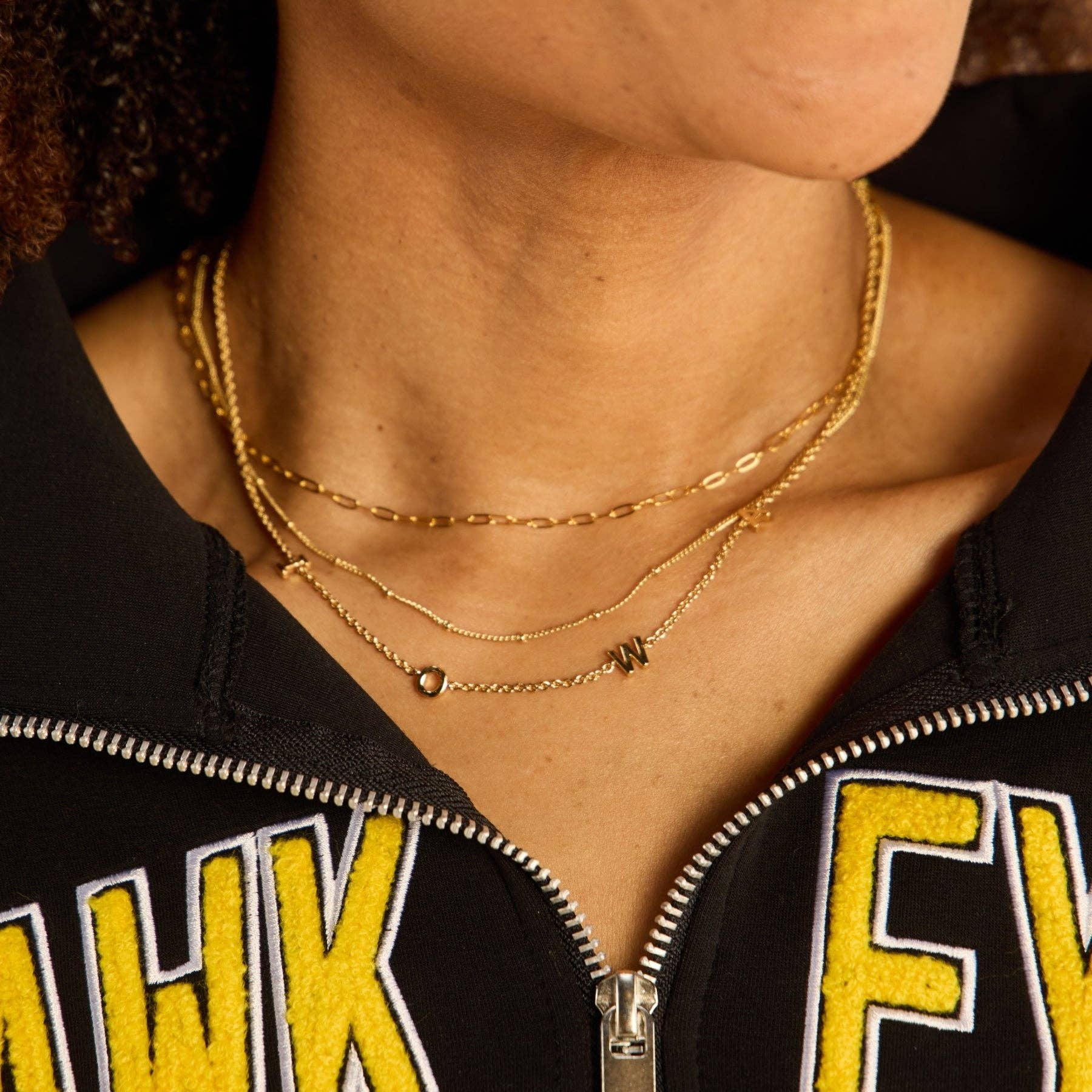 Nickel and Suede - Wholesale Pendant/Charm Necklace - University of Iowa Initial Necklace1