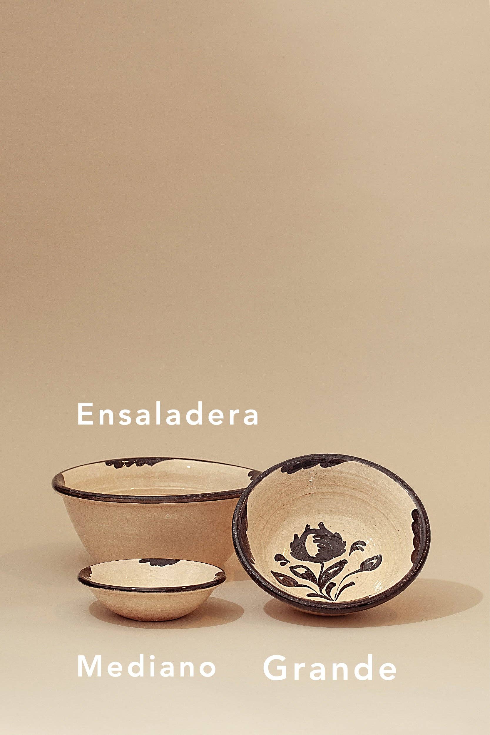 Eturel Madrid - Vente Bol de service - Set de bols en céramique granaíno noirs7