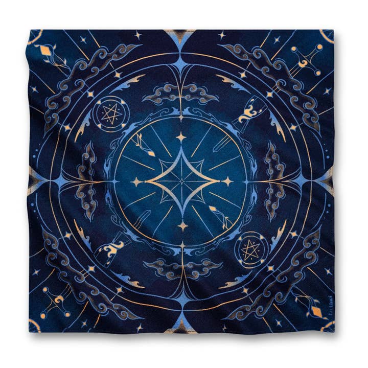 Dreamscapes Tarot Cloth – Silk Altar & Ritual Spread for wholesale by LA MUCI DESIGN