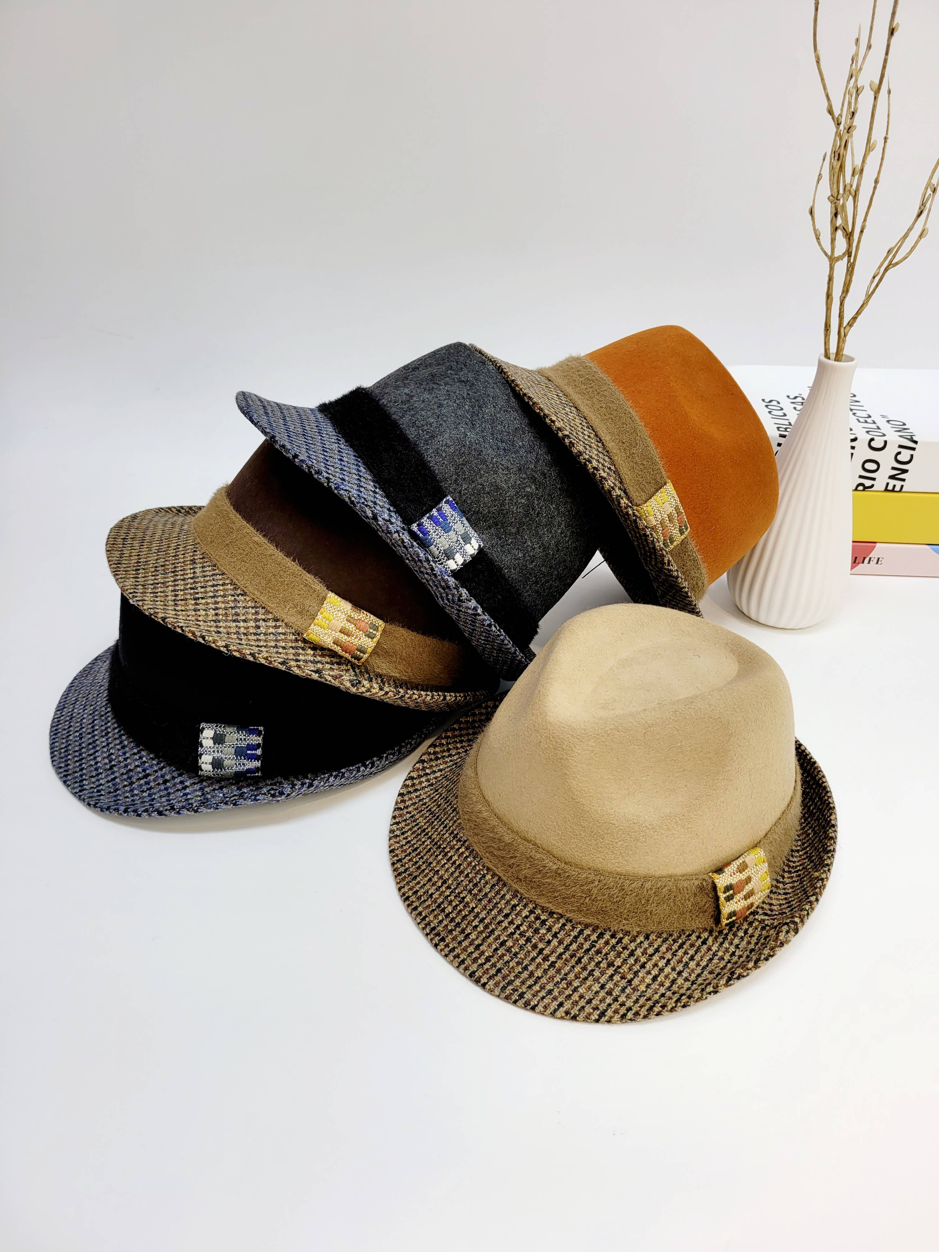 Comfortarians - Wholesale Fedora - Women's - 100% Wool Fedora, Winter Fedora Hat4