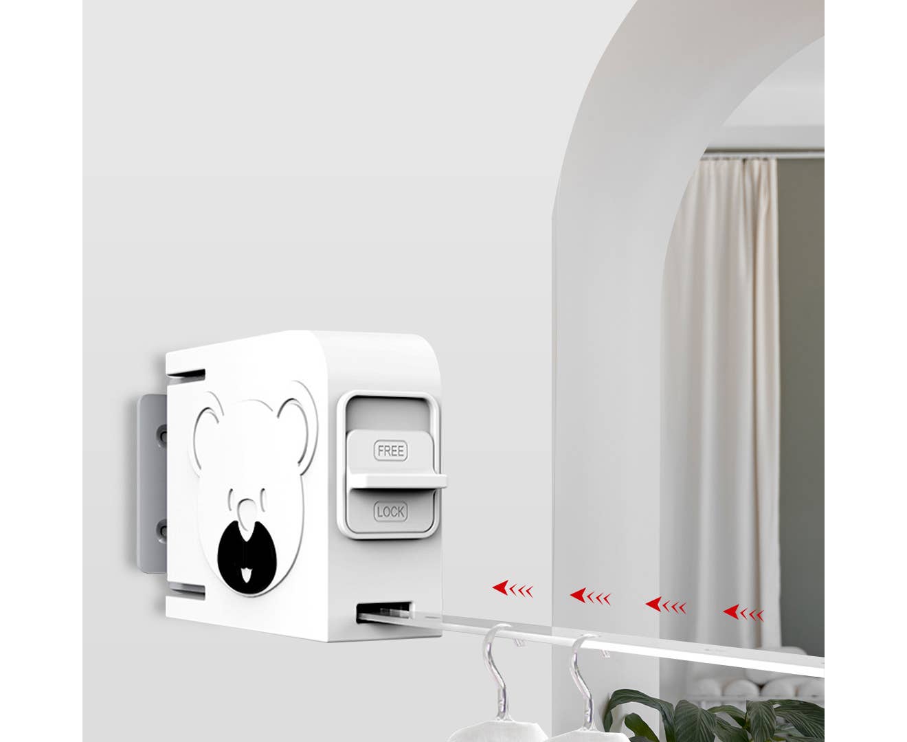 SOGA International Pty Ltd - Wholesale Clothes hangers - 160mm Wall-Mounted Clothes Line Dry Rack6