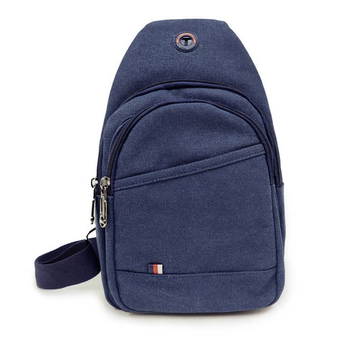 Selini New York - Wholesale Crossbody Bag - Unisex - Canvas Crossbody Sling Bag with Adjustable Strap