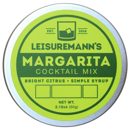 Leisuremann's Cocktail Mixes - Wholesale Cocktail Mix/Syrup - Margarita Cocktail Mix Jar1