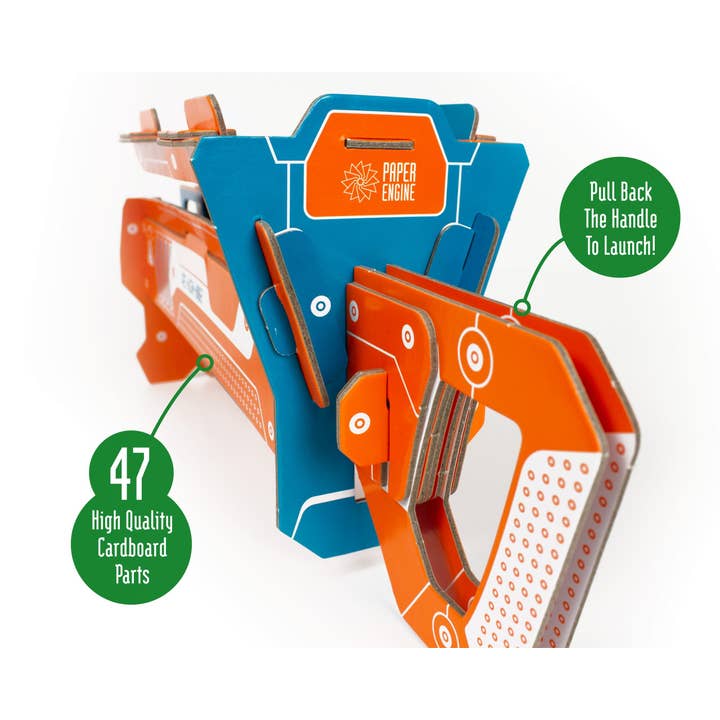 Build Your Own – wholesale DIY craft kit – Child – Build Your Own Paper Plane Launcher - Eco-Friendly Craft Kit2