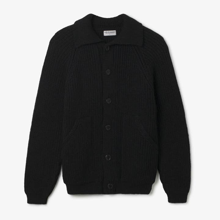 Canadian Woollen - Wholesale Knit Sweater - Unisex - HAND KNIT WOOL SIMPLE CARDIGAN2