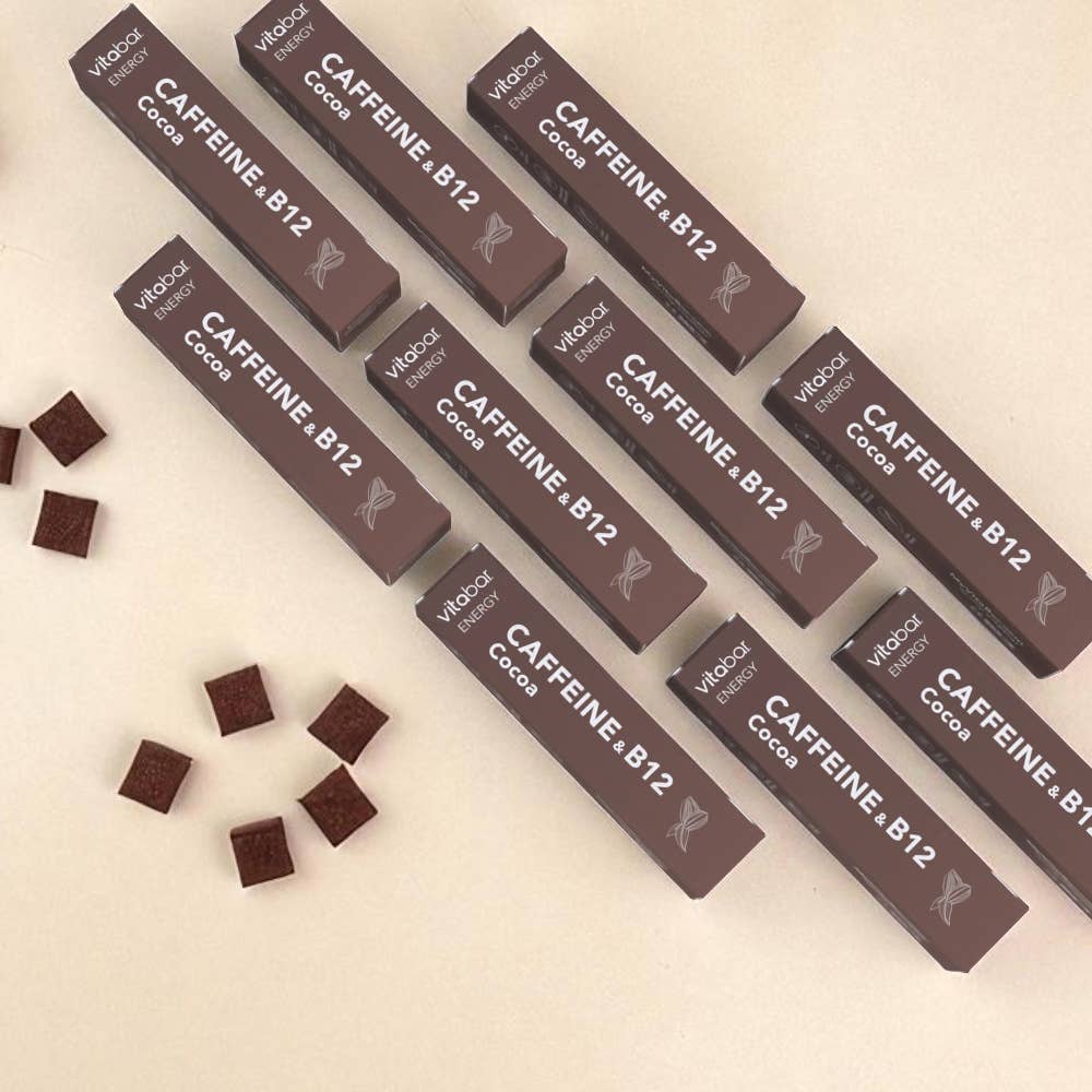 VitaBar - Wholesale Oral Supplement/Vitamin - ENERGY - Caffeine - Cocoa Flavor 10-PACK1