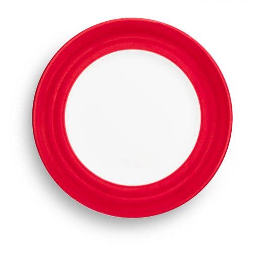 Gmundner Keramik Handels GmbH - Wholesale Dinner Plate - Variation Bordeaux Red Dessert Plate Gourmet (Diameter 18 cm)1