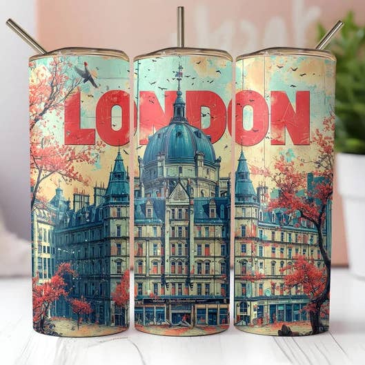 Londen | Tumbler voor wholesale door Designs by Robyn