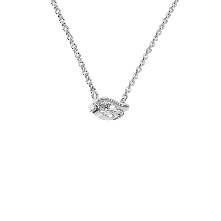 PureYou Jewelry - Wholesale Pendant/charm necklace - 14k Gold Diamond Solitaire Necklace, Lab Diamond Pendant7