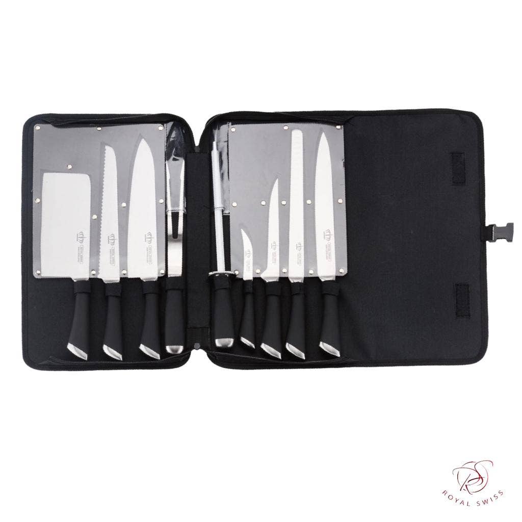 Royal Swiss - Wholesale Knife Set - Knives In Pouch Mt90