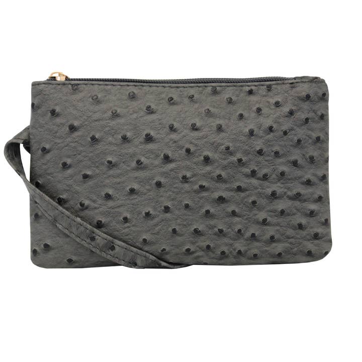22 Tote - Wholesale Wristlet - Vibrant Ostrich Wristlet6