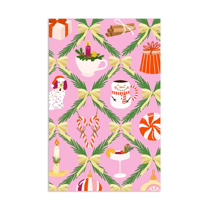 Minitarjeta, etiqueta de regalo de Navidad, adornos con diseño estampado para venta al por mayor de Muchable