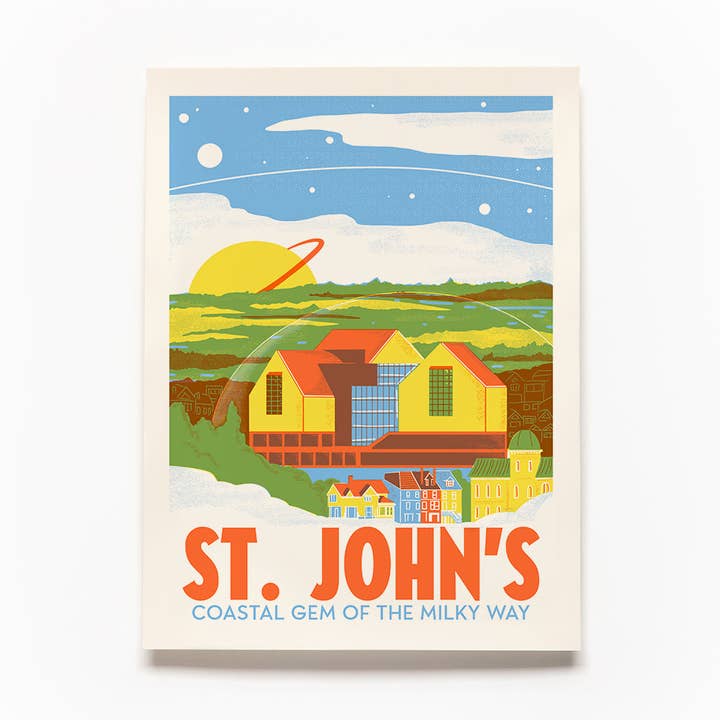 Sérigraphie de St. John's pour la vente par Secret Planet