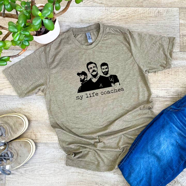 Moonlight Makers - Wholesale Screen Printed T-Shirt - Men's - My Life Coaches - Men's Tee - Ted Lasso, Roy Kent