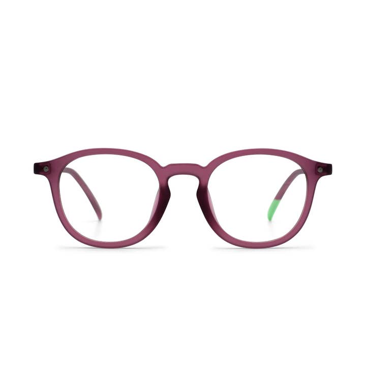Leah – Plum - SCREEN GLASSES for wholesale by Otaaki