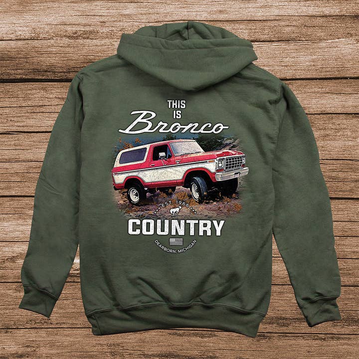 Bronco Country Hoodie for wholesale by Artopia