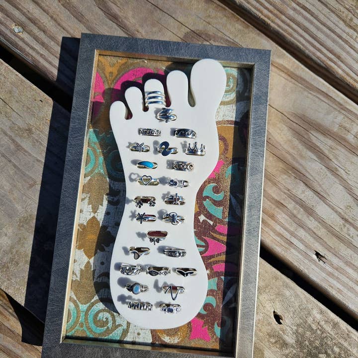 So... Silver Jewelry - Wholesale Toe Ring - Winter PROMO 25 Silver Toe Rings + FREE display ($15 value)2