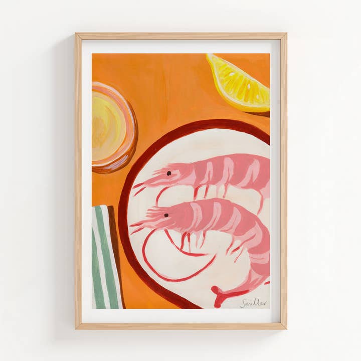 Giant Prawns and Vinho Verde for wholesale by Susie Miller