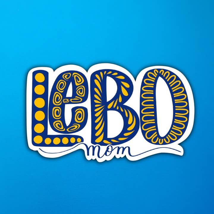 Autocollant LEBO Mom (IMPERMÉABLE) (Copie) pour la vente par Zenspire Designs