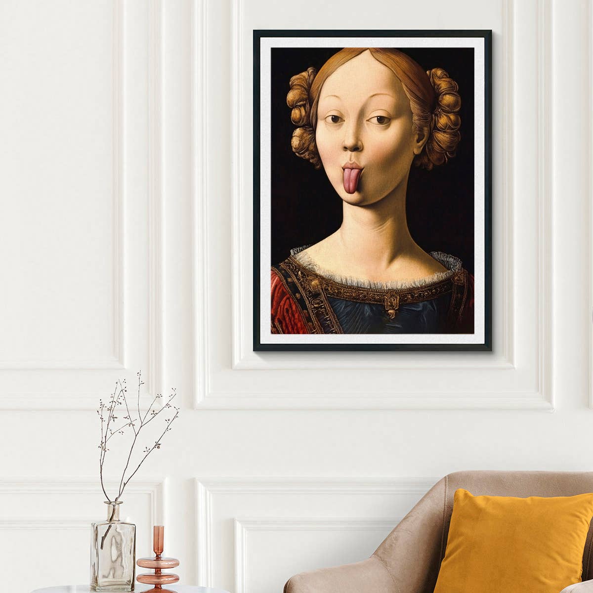 Dikhotomy - Wholesale Art Print - Impertinent Lady art print2