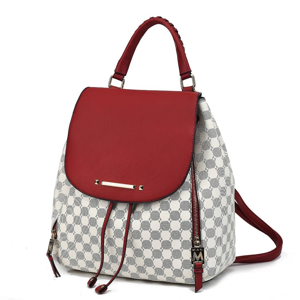 MKF Collection - Vente Sac à dos – femme - Sac à dos imprimé circulaire Kimberly MKF Sac à main de voyage13