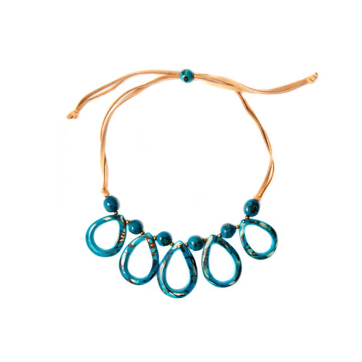 Organic Tagua Jewelry - Wholesale Bib Necklace - Collins Necklace