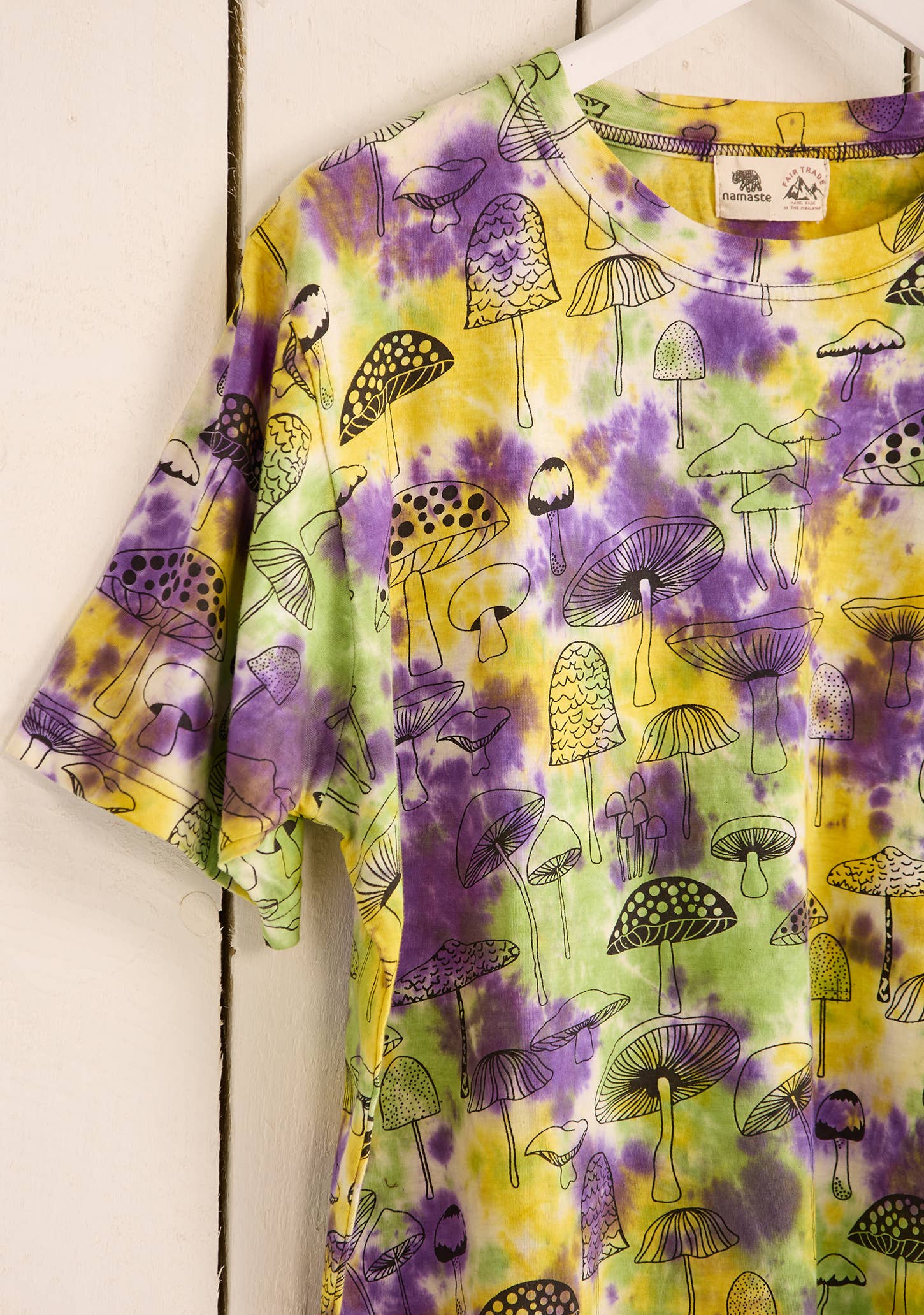 Namaste - Venta al por mayor Camiseta - Unisex - Camiseta de Hongos Tie Dye5