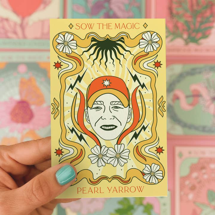 Pearl Yarrow Tarot Garden + Pacote de sementes de presente por atacado de Sow the Magic