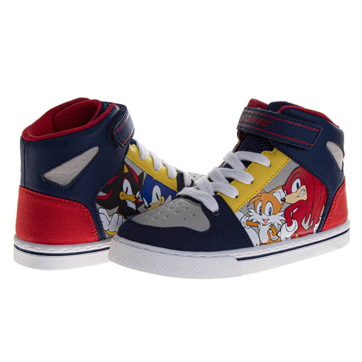 Josmo Shoes Inc - Wholesale Casual Shoes - Kids - Sonic the Hedgehog Boys' High Top Sneakers (Little Kids)5