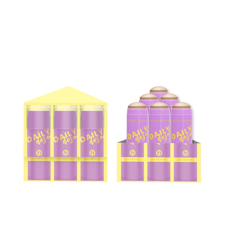 Daily Dose - Cosmyfy - Wholesale Makeup Highlighter - Creamy, vegan highlighter stick with natural ingredients6