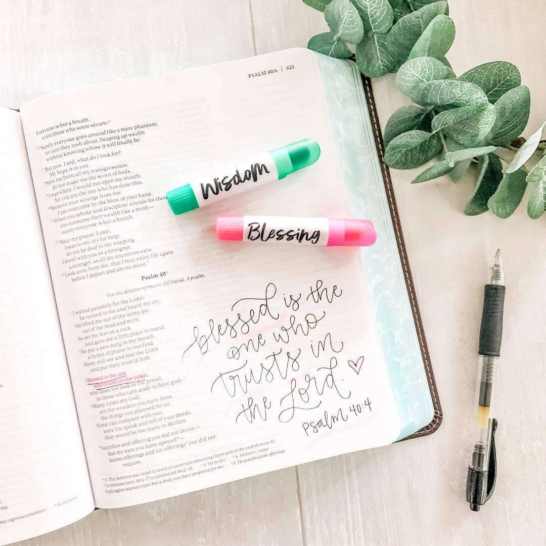 Lion + Lamb – wholesale Färgmarkering – Bible Safe Gel-Highlighterset för bibelstudier3