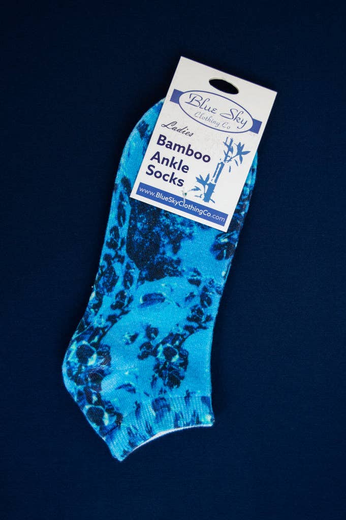 Blue Sky Clothing Co LLC - Wholesale Socks - Women's - Ladies Ankle Bamboo Socks, Assorted Prints9