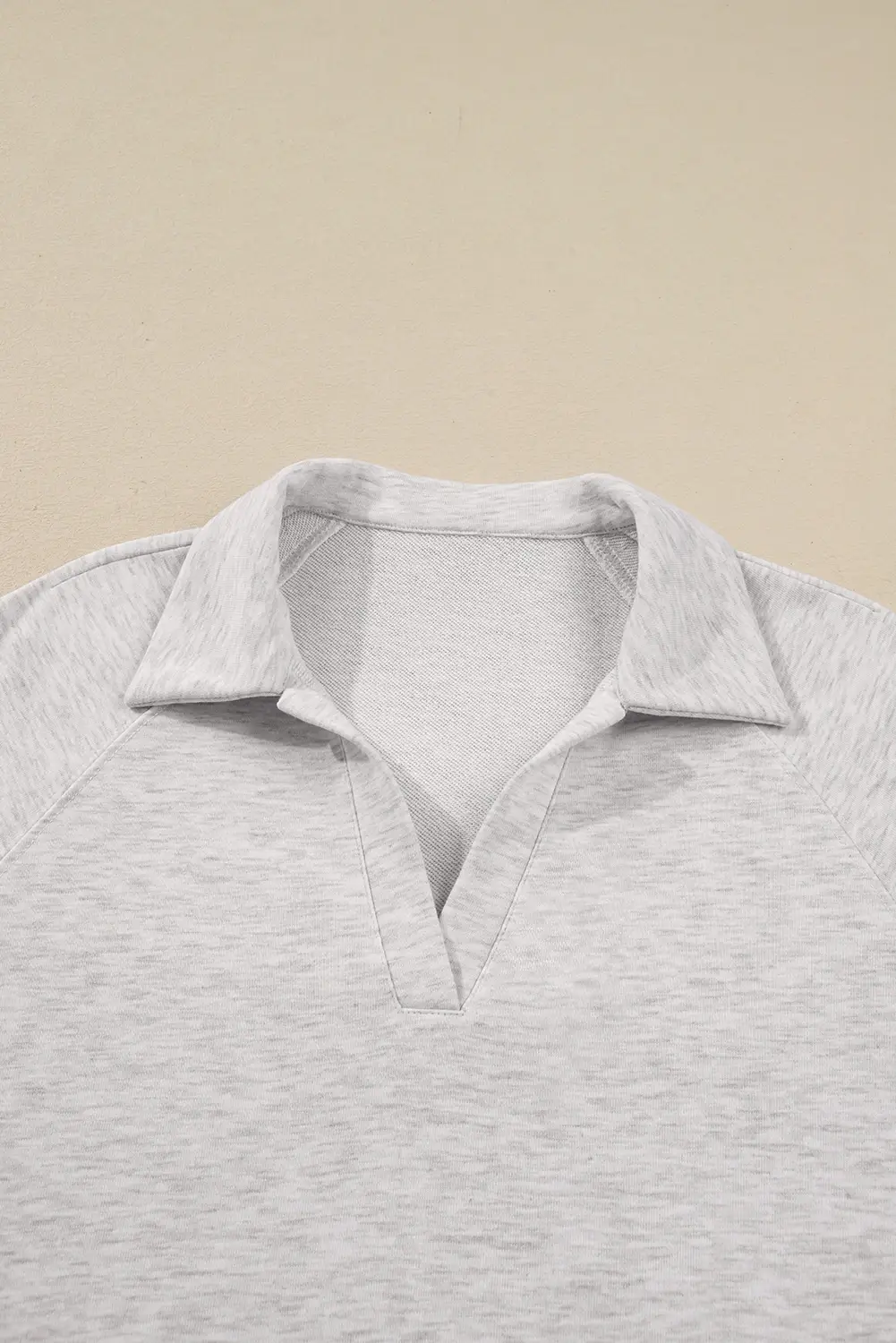 FULL TIME PURCHASE - Vente Ensemble de vêtements d'intérieur – femme - Ensemble de pull à col polo en V et pantalon de survêtement à cordon de serrage11